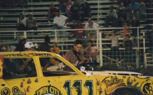 Patrick Sumner in the making of his film "Civil War on Wheels"