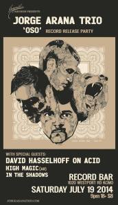 Jorge Arana Trio Album Release on HayMaker Records