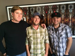 Gus Rechtien, Anthony Avis, Brandon Skeens, of Kangaroo Knife Fight in the 90.1 FM Studios on Wednesday Midday Medley, Nov. 12, 2014