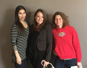 Kianna Alarid of Yes You Are with Sara Glass aka Miss Conception & C Woods