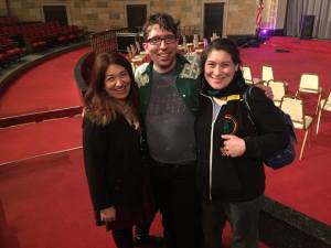 Jen Appell & Kristina Ning are Not Sisters.  Brodie Rush (Center) is their friend.