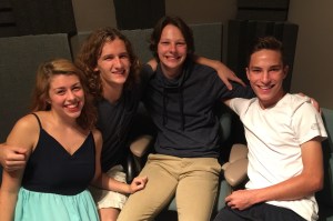 Mikala Petillo, Nathan Jurries, Jacob Newland, and Patrick Newland of American Slim on the August 10, 2016 edition of Wednesday MidDay Medley